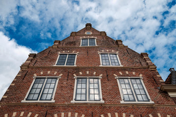 Fototapeta na wymiar Typische Hausfassade in Hoorn/NL