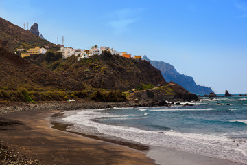 Fototapeta na wymiar Coast in Tenerife island - Canary Spain