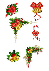 Christmas decoration with bow