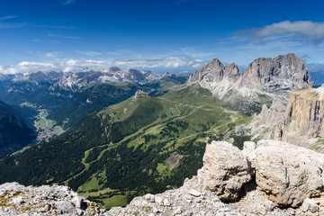 Sass Pordoi dolomiten summit