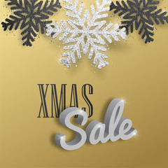 Greeting card, invitation with happy New year 2018 and Christmas