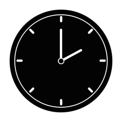 time clock isolated icon vector illustration design
