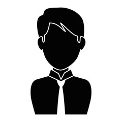 elegant businessman avatar character vector illustration design