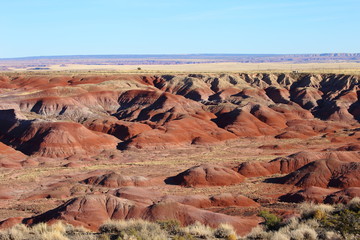 painted desert in petrified forest NP