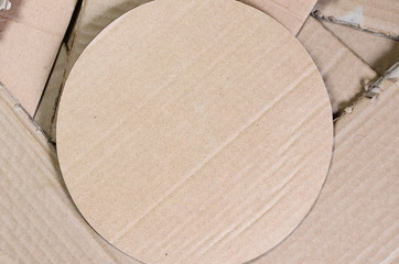 Background of paper textures piled ready to recycle. A pack of old office cardboard for recycling...