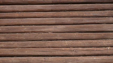 Obraz premium the wall of Russian national wooden house