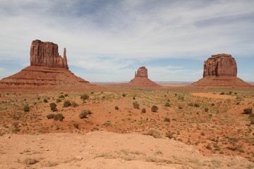 Fototapeta na wymiar Views on Monument Valley, Utah and Arizona, USA