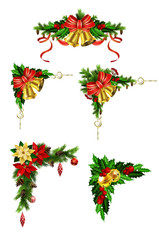 Christmas decoration with bow