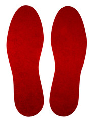 Insoles for shoes - red