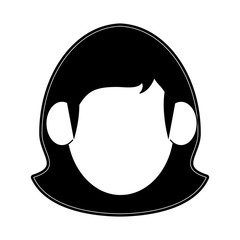 Woman cartoon avatar icon vector illustration graphic design