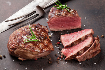 Grilled fillet steak