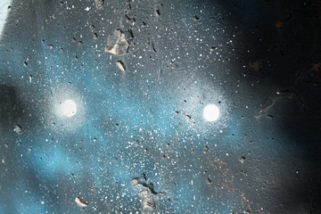 Old grunge wall texture similar to the galaxy