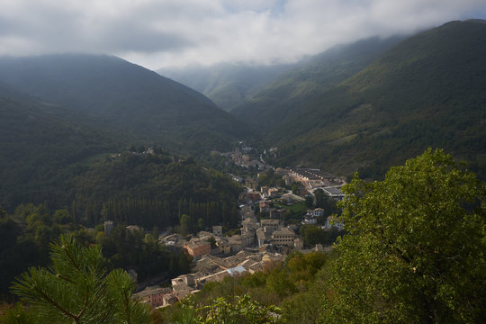 Visso dall'alto