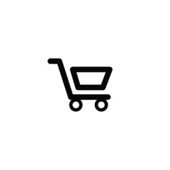 Shop cart icon, buy symbol vector