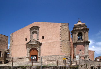 Erice, Sicily, Italy. Church of San Juliano, XII - XVII centuries