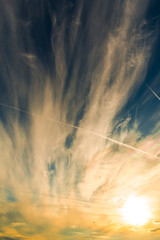 Amazing clouds on the sky