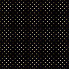 Seamless polka dot black pattern