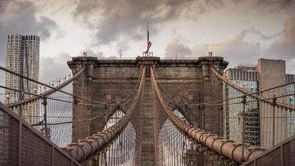 Fototapeta premium New York City - Brooklyn Bridge
