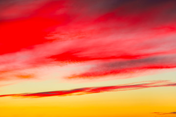 Red sky