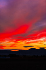 Red sky