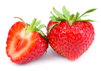 Strawberry isolated on white background. Clipping Path