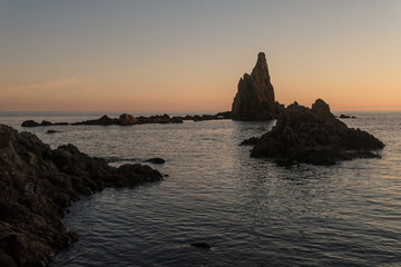 Sonnenuntergang am Cabo de Gata - Arrecife de las Sirenas