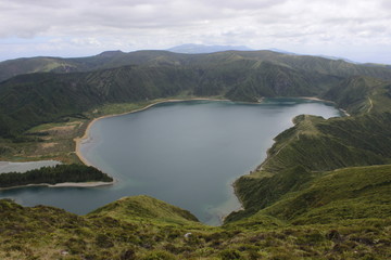 Fototapeta na wymiar Lagoa do Fogo, Açores 