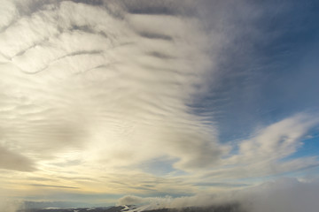 Obraz premium Winter in carpathian mountains