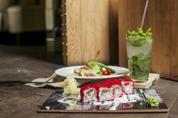 Japanese sushi for lunch
