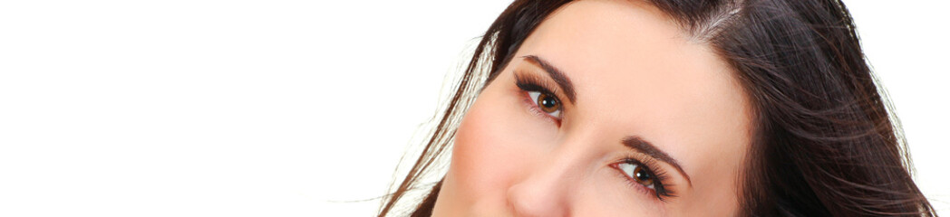 Eyes of beautiful woman