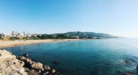 Romana beach in Alcocebre, Castellon, Spain