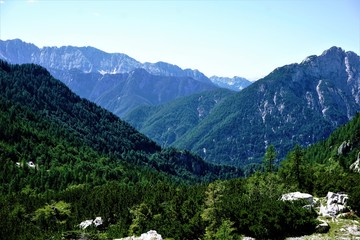 Triglav National Park im Soca Tal