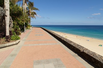 Beach in Morro Jable, Fuerteventura- Canary Islands