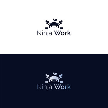 Gráficos Ninja Preto e branco, Ninja, mão, logotipo png