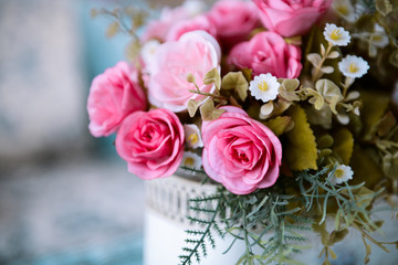 Colorful decoration artificial flower
