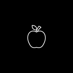 Vector flat icon apple