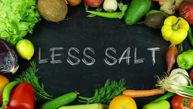 Less salt fruit stop motion