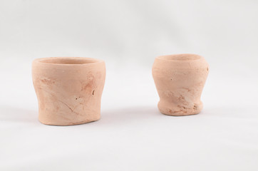 Children's clay crafts