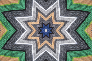 abstract kaleidoscope background. geometric ornament.