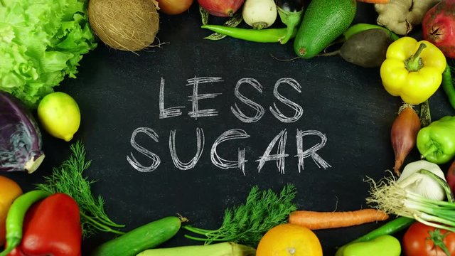 Less sugar fruit stop motion