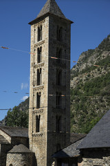 Romanische Kirche im Valle de Boi in den Spanischen Pyrenäen