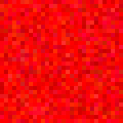 Geometrical abstract square tiled background - vector illustration from squares in red tones
