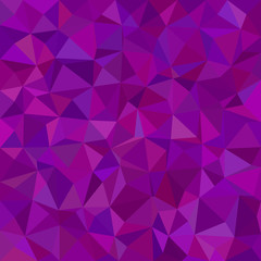 Obraz premium Geometric abstract irregular triangle tiled pattern background - polygonal vector graphic design from purple triangles