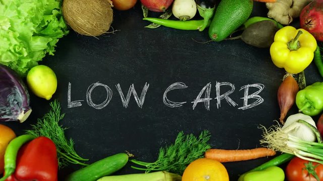 Low carb fruit stop motion