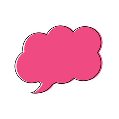 speech or thought bubble icon image vector illustration design 