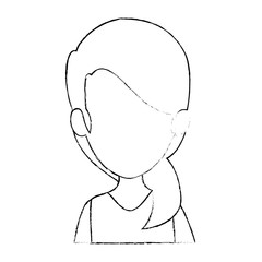 beautiful businesswoman avatar character vector illustration design