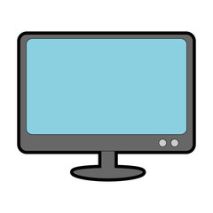 monitor computer isolated icon vector illustration design