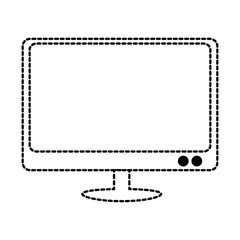 Fototapeta na wymiar monitor computer isolated icon vector illustration design