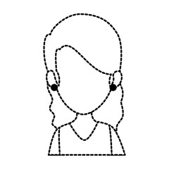 beautiful businesswoman avatar character vector illustration design