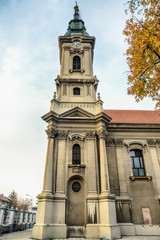 Naklejka premium The Church of the Assumption in Pancevo